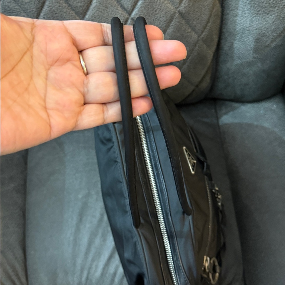 Prada Black Nylon Men's Briefcase - Picture 2 of 9